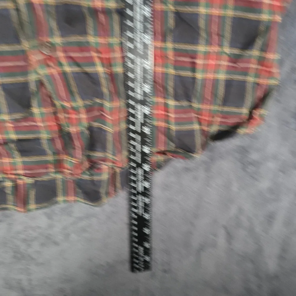 Banana Republic Plaid Flannel Shirt Long Sleeve Button Up‎ Casual Mens M